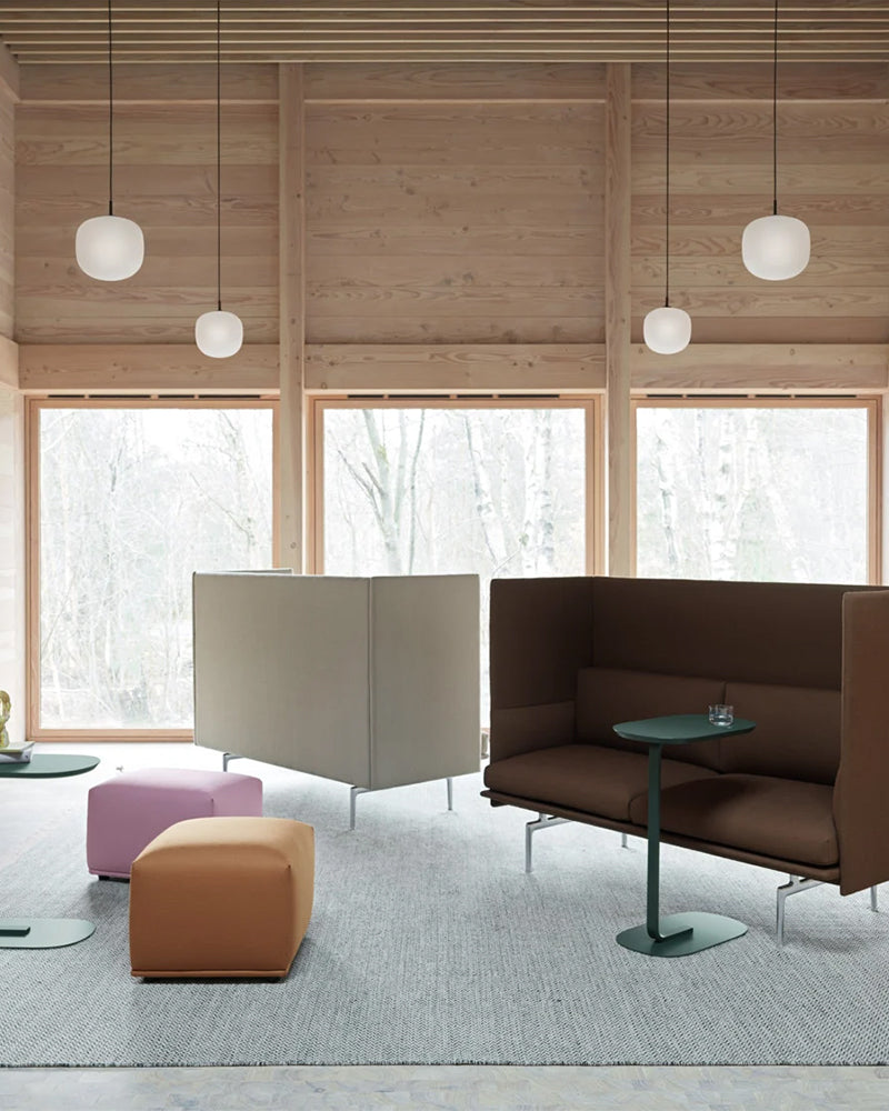 Rime - Grey pendant lamp - ø12